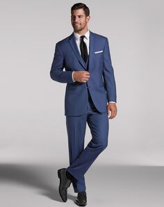 MEN’S WEARHOUSE Calvin KleinÂ® Blue Suit Blue Tuxedo