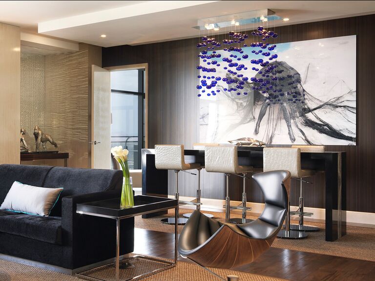 The Chelsea Penthouse living room at the Cosmopolitan in Las Vegas, Nevada