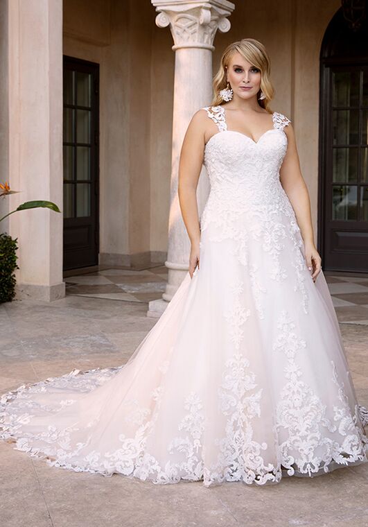 Casablanca Bridal 2383 Carmella A-Line Wedding Dress - 2