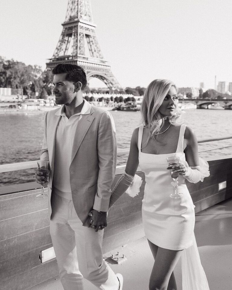 Hannah Godwin and Dylan Barbour's wedding welcome party