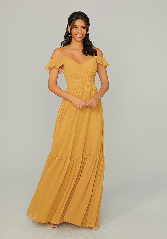 Morilee by Madeline Gardner Bridesmaids Style 21768 V-Neck Bridesmaid Dress - 3