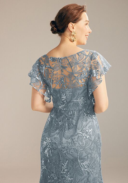 AW Bridal AW Arianna Dress Blue Mother Of The Bride Dress - 3