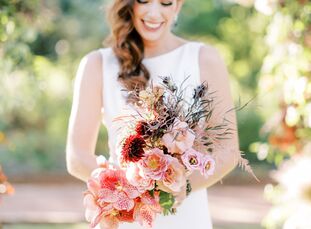 Katelyn Schuckenbrock and Cole Weatherson reveal the sweetly simple inspiration behind their fall wedding’s motif: each other! “We wanted to keep the 
