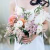 Colorful Flowers and Iridescent Decor Set Apart This Wedding at SPACE Gallery in Denver, Colorado