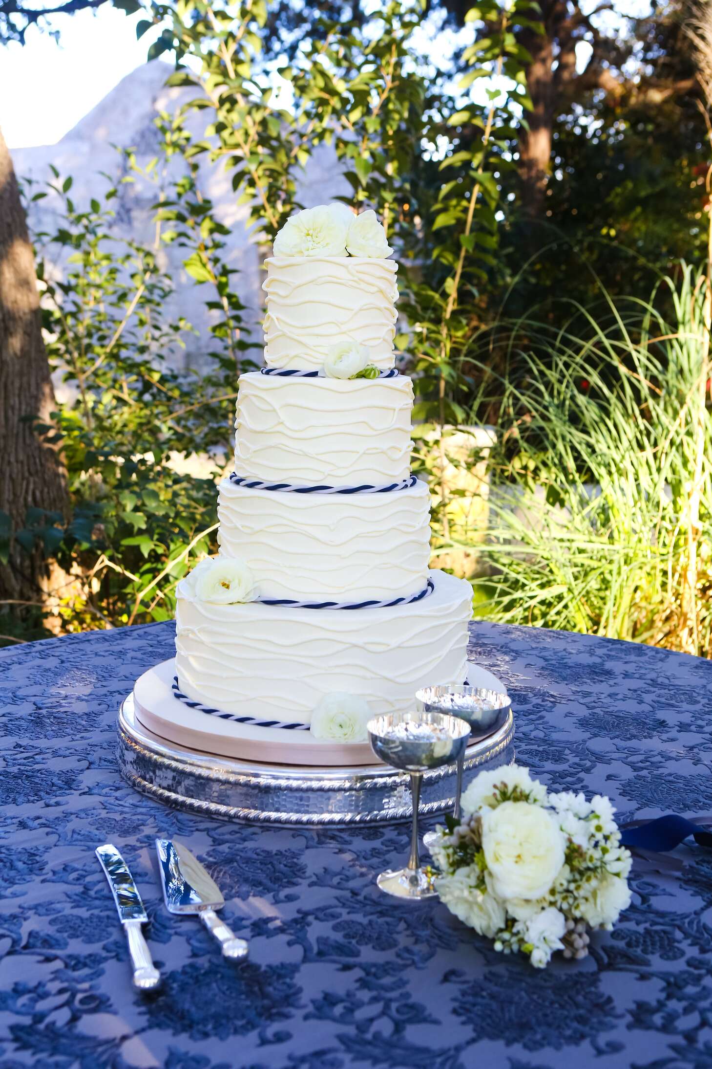 Wave Wedding Cake