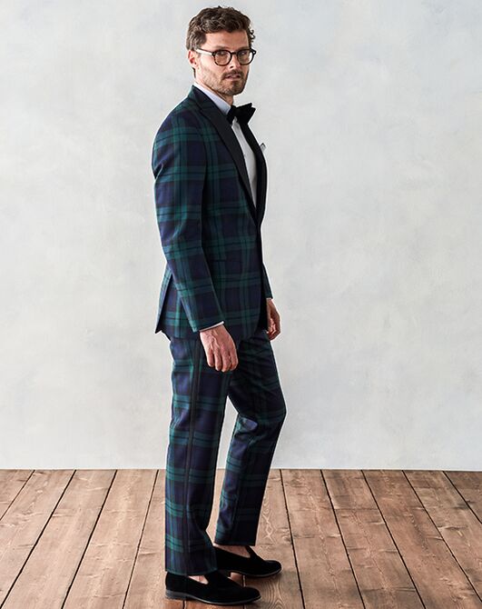 The Black Tux Black Watch Tartan Tuxedo Black Tuxedo - 3