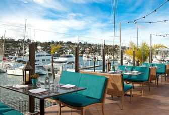 Patio at Kona Kai San Diego
