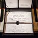 Elegant Black and White Wedding Invitations