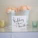 Simple Black-and-White Wedding Program