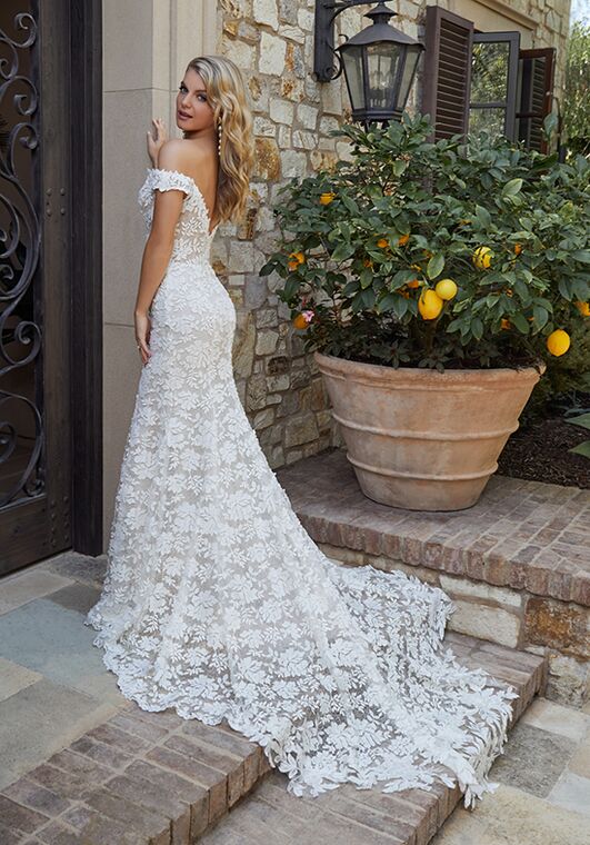 Casablanca Bridal Style 2446 Evelyn Mermaid Wedding Dress - 2