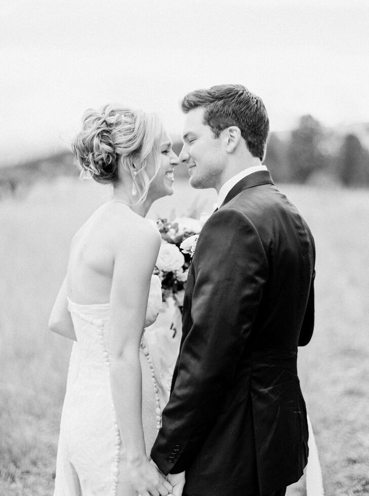 "Brandon's heart for the Lord is incredible and he really inspired me," Morgan says. "He's incredibly smart, tenacious, loving, brave and ultimately humble. I knew on our first dinner date I was going to marry him." Brandon says of Morgan, "I love her heart and the way she loves me."