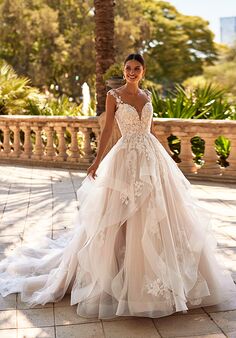 Moonlight Couture H1521 A-Line Wedding Dress