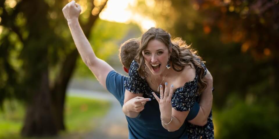 Picture of “Officially” Engaged!