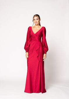 Bari Jay Bridesmaids 2209 V-Neck Bridesmaid Dress