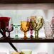 Colorful Vintage Glassware at DIY Whimsical Wedding