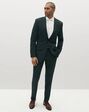 Suit Shop Men's Dark Green Suit Tuxedo - thumbnail - 1