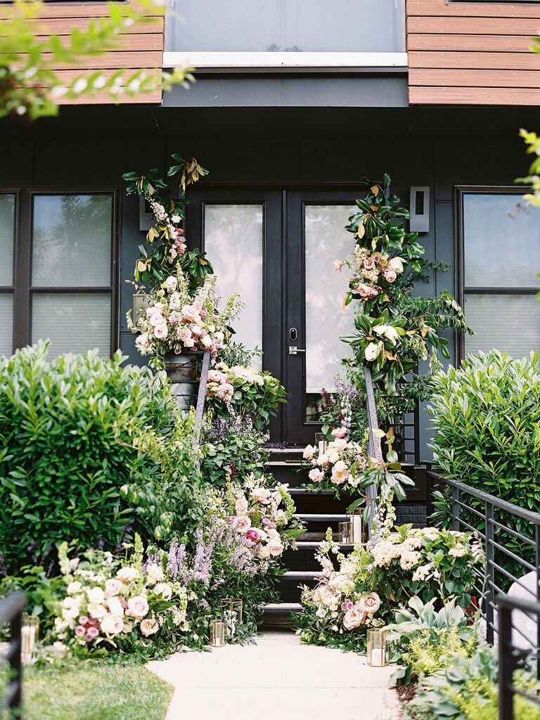 Whimsical Bridgerton-inspired outdoor venue for bridal shower