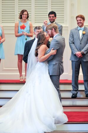 Sophia Tolli Ball Gown With Silver Beading