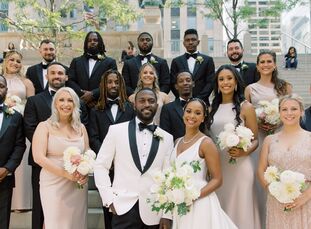 Although Nakisha and Antonio tied the knot in <a href="https://www.theknot.com/content/historic-chicago-wedding-venues" target="_blank">Chicago, Illin