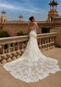 Val Stefani Elsa Mermaid and Trumpet Wedding Dress - thumbnail - 2
