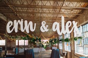 Custom Sign at Warehouse Reception