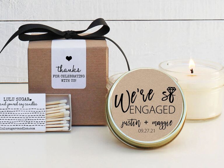 Engagement party favors