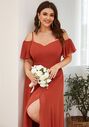 Ever-Pretty ES00237 V-Neck and Plunge Bridesmaid Dress - thumbnail - 2