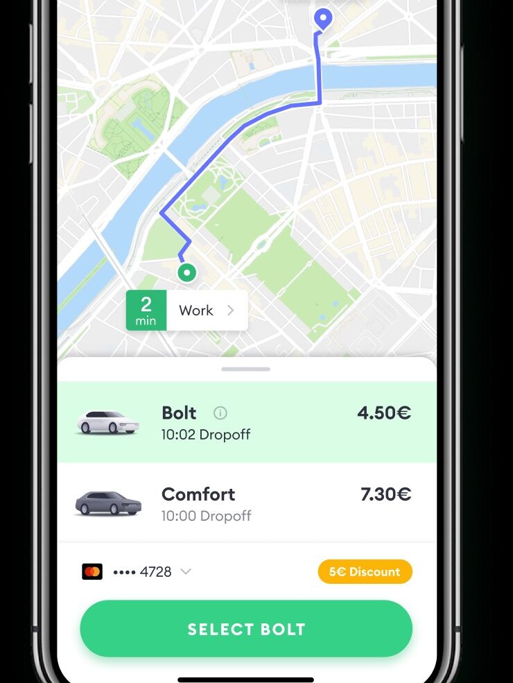 Picture of Bolt taxi