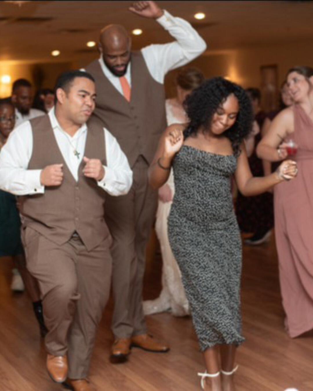 And his brother's wedding celebration... (a time was definitely had this night)