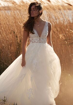 The 11 Best Deep V-Neck Wedding Dresses of 2023