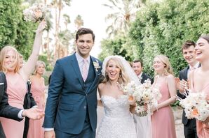 Romantic Outdoor Ceremony at The Frederick Loewe Estate in Palm Springs, California