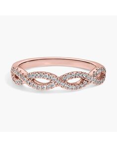 Blue Nile 600980R14 Rose Gold Wedding Ring