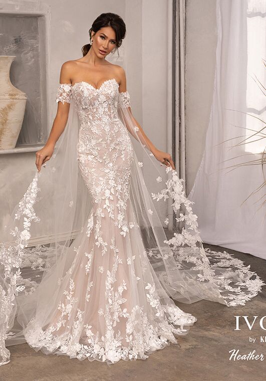 IVOIRE by KITTY CHEN HEATHER LANE, V2405 Fit-and-Flare Wedding Dress - 3