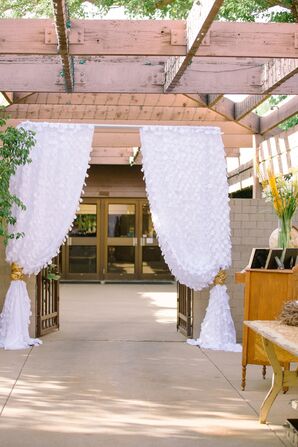 White Petal Curtains