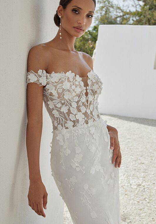 Adore by Justin Alexander Ariana Fit-and-Flare Wedding Dress - 2