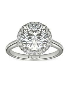 Blue Nile Round Cut Engagement Ring