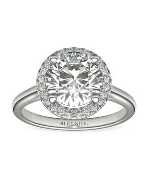 Blue Nile Round Cut Engagement Ring
