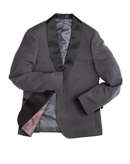 BLACKTIE "London" Kids Charcoal Tuxedo (5-Piece Set) Flower Girl Dress and Ring Bearer Outfit - 4