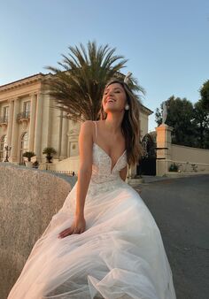 Essense of Australia D3281 A-Line Wedding Dress