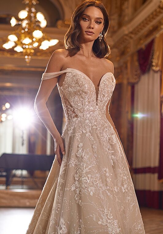 Moonlight Couture H1472 A-Line Wedding Dress - 2