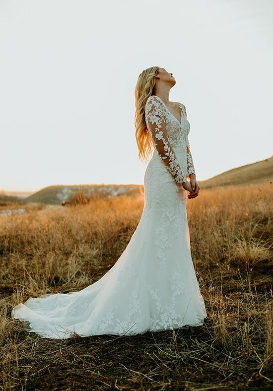 Stella York 7586 Column Wedding Dress - 1