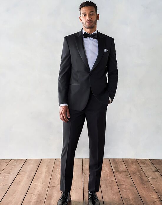 The Black Tux Stretch Wool Black Tuxedo Black Tuxedo - 1