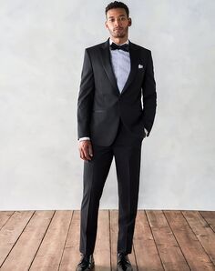 The Black Tux Stretch Wool Black Tuxedo Black Tuxedo