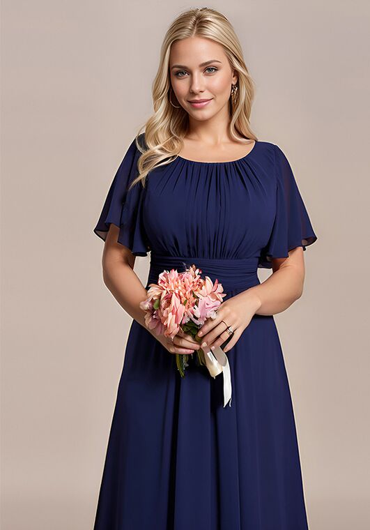 Ever-Pretty ES01840 Scoop Bridesmaid Dress - 3
