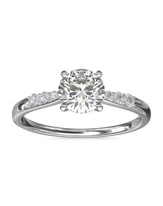 Blue Nile Round Cut Engagement Ring