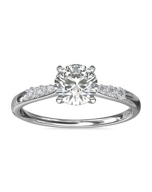 Blue Nile Round Cut Engagement Ring