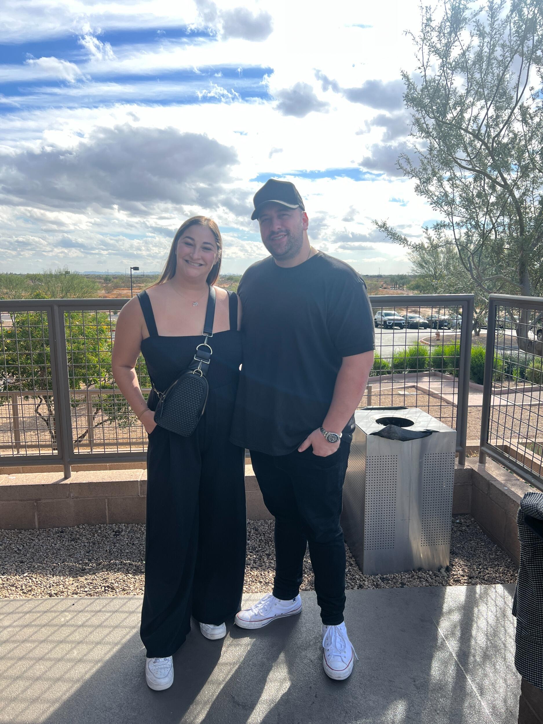 Visisted Riley's family in Arizona.