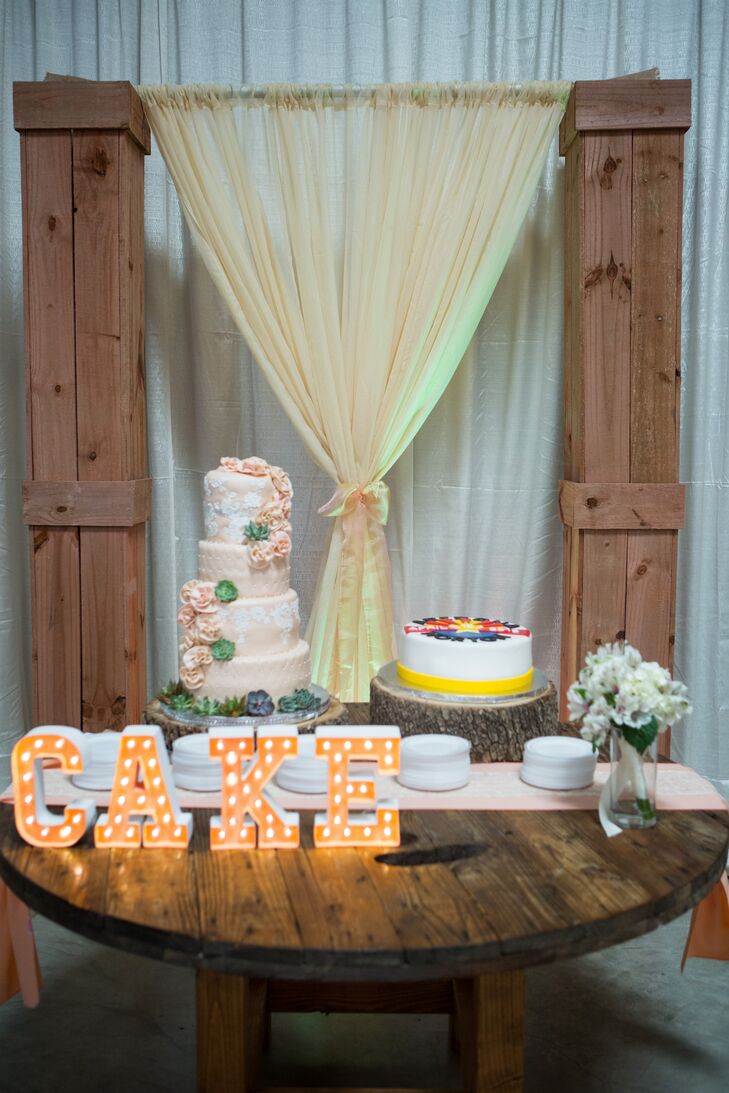 Marquee Letters Cake Table Display