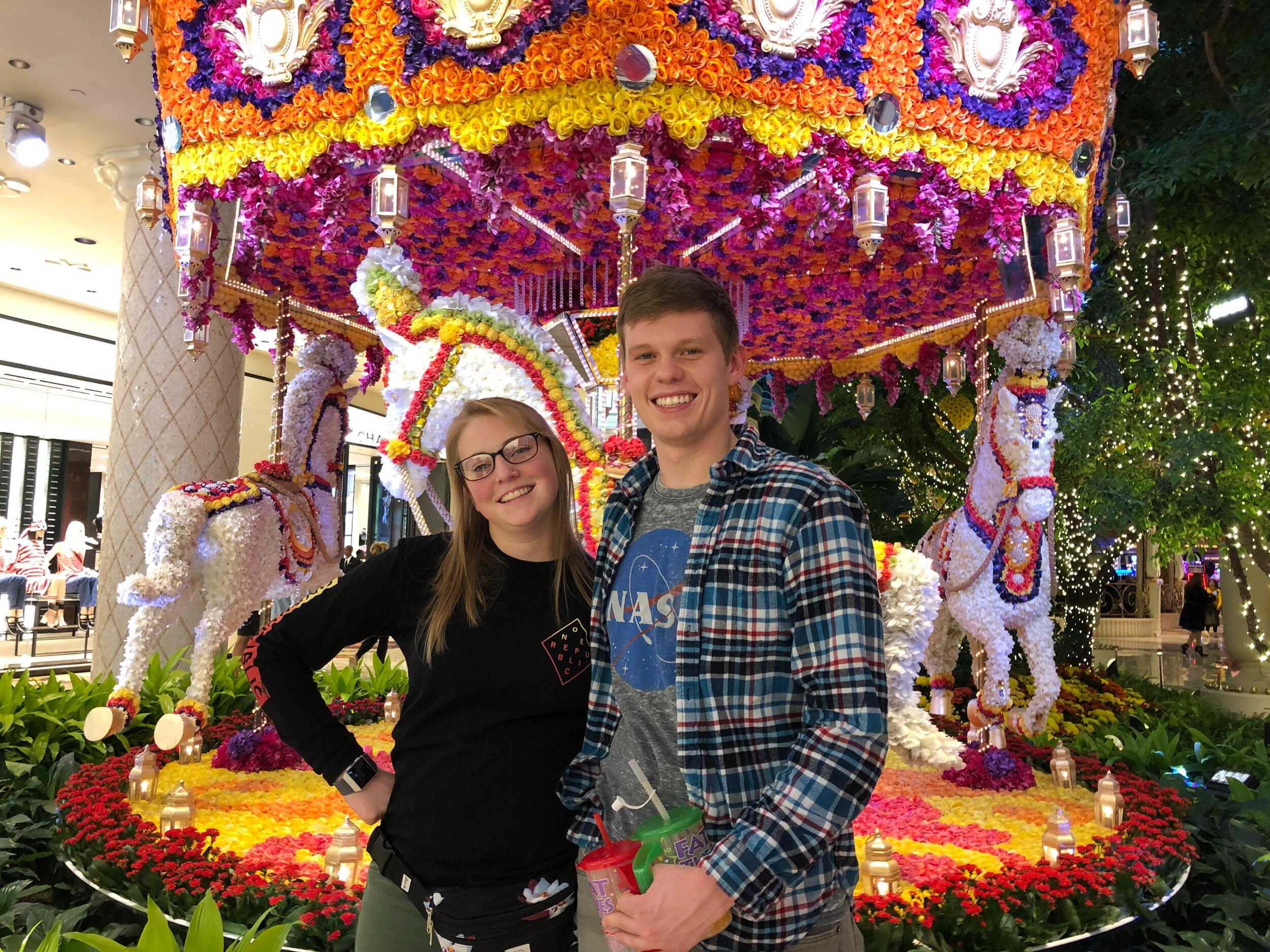 Visited Vegas for the first time together for Sydney's 21st birthday.