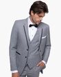 Generation Tux Light Gray Notch Lapel Tux Gray Tuxedo - thumbnail - 1